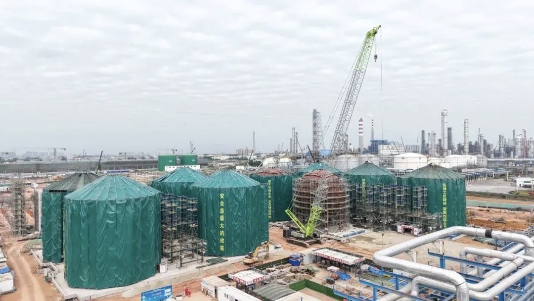 决胜“十四五”丨兰石重装公司完成茂名石化球罐智能化建造项目