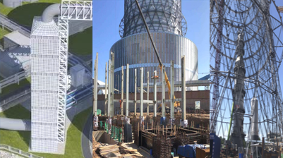 复合吸收塔、再生塔、再生分离器