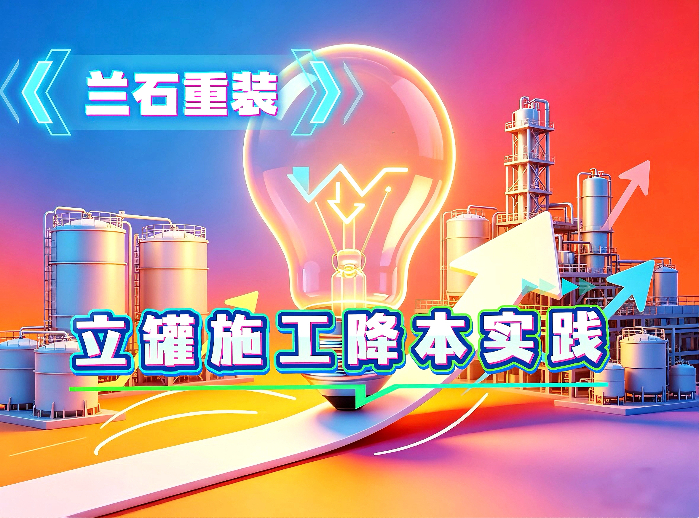 全链路降本丨兰石重装立罐施工降本实践