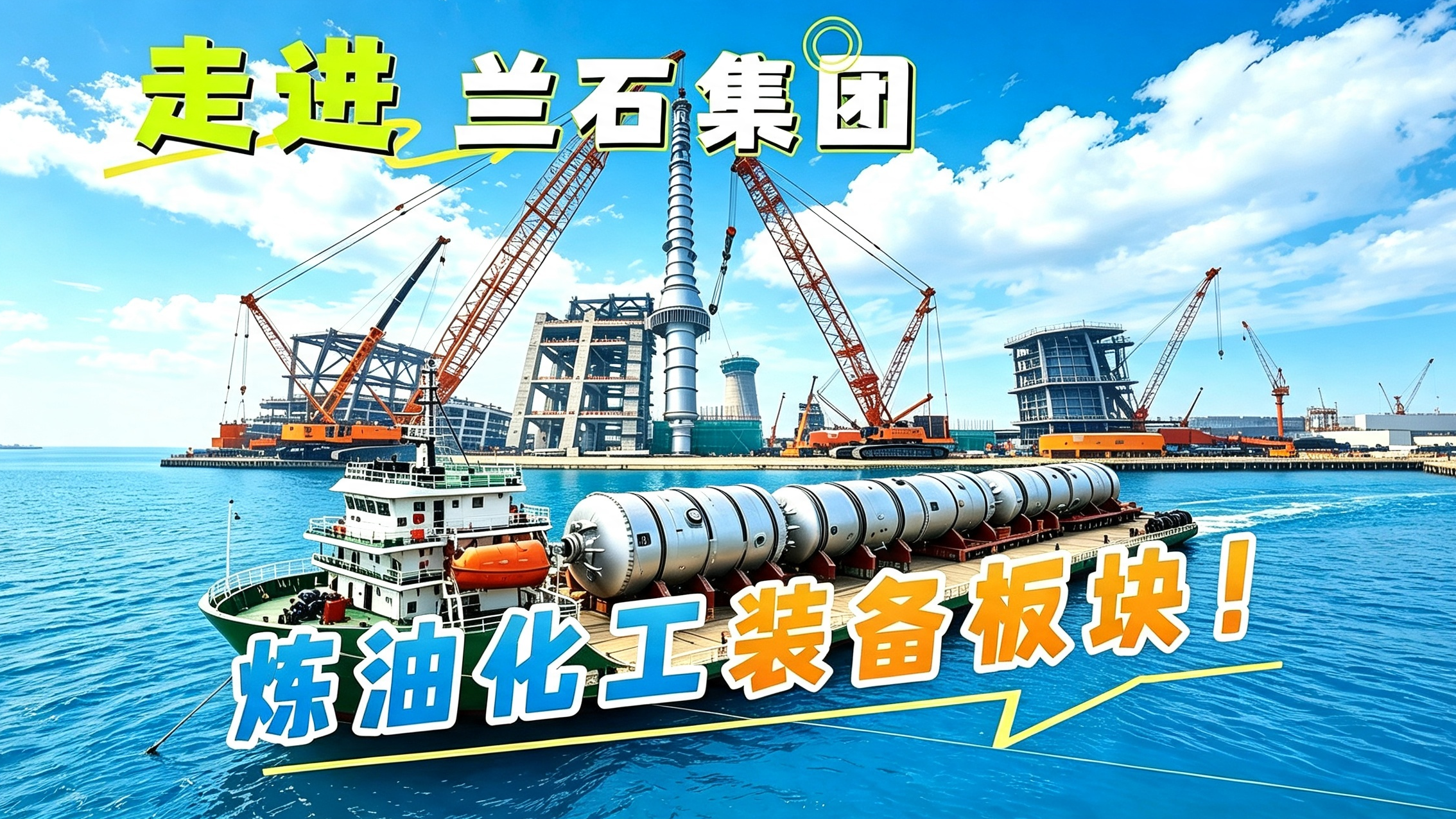 走进兰石集团炼油化工装备板块！